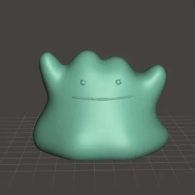 Mô hình heo đất tiết kiệm Pokémon Ditto in 3D cực dễ thương
