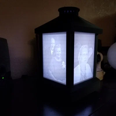 Đèn Lithophane kiểu đèn lồng (Lantern Style Lithophane Lamp)
