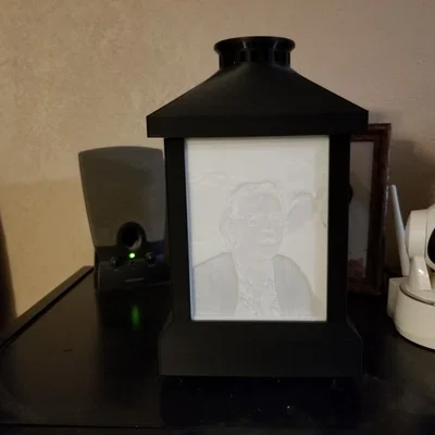 Đèn Lithophane kiểu đèn lồng (Lantern Style Lithophane Lamp)