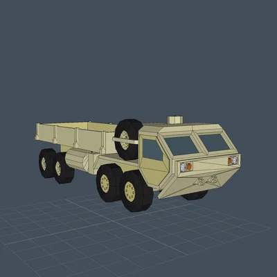Mô hình xe tải quân sự (Army Truck) - Bản in 3D chi tiết ấn tượng
