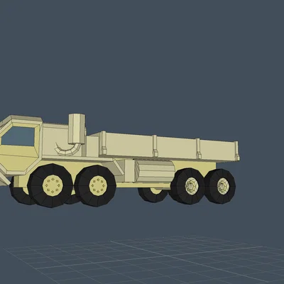Mô hình xe tải quân sự (Army Truck) - Bản in 3D chi tiết ấn tượng