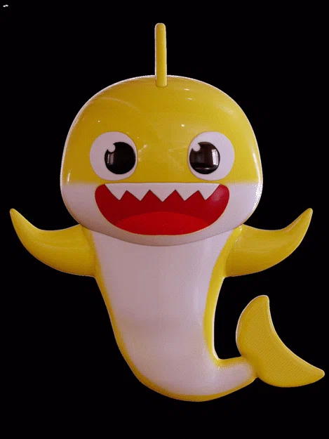 Mô hình 3D Baby Shark v2 dễ thương cho bé yêu - Image 1