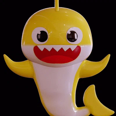 Mô hình 3D Baby Shark v2 dễ thương cho bé yêu
