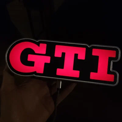 Hộp đèn logo Volkswagen GTI (Lightbox)