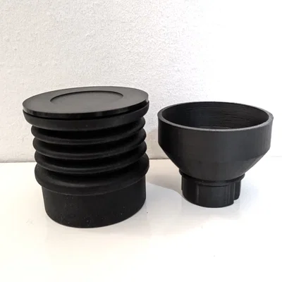 Phễu hopper máy xay Eureka Mignon cho silicone bellows
