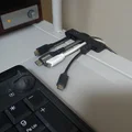 Kẹp giữ dây USB (USB Cable Holder) print-in-place - Thumbnail 1