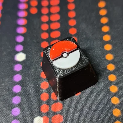 Mẫu Keycap Pokemon Pokeball 3D Độc Đáo Cho Bàn Phím Cơ