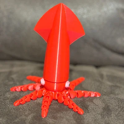 Mực Flexi Đầu To Dễ Thương (Squidopus)