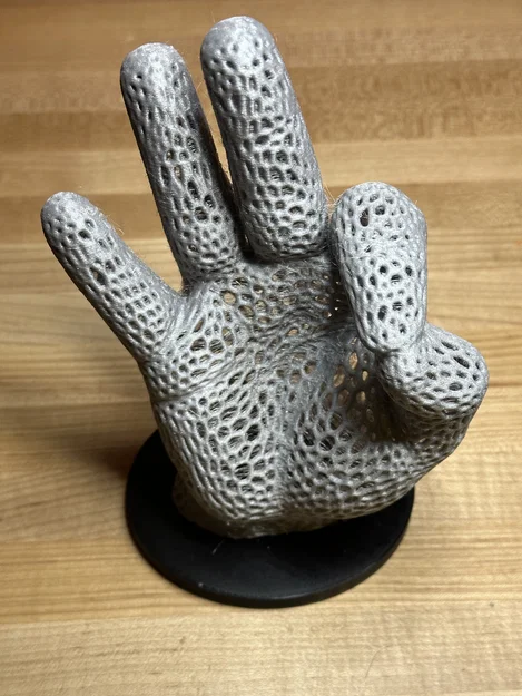 Bàn tay OK Bionic (Voronoi) - bản remix kèm đế - Image 1