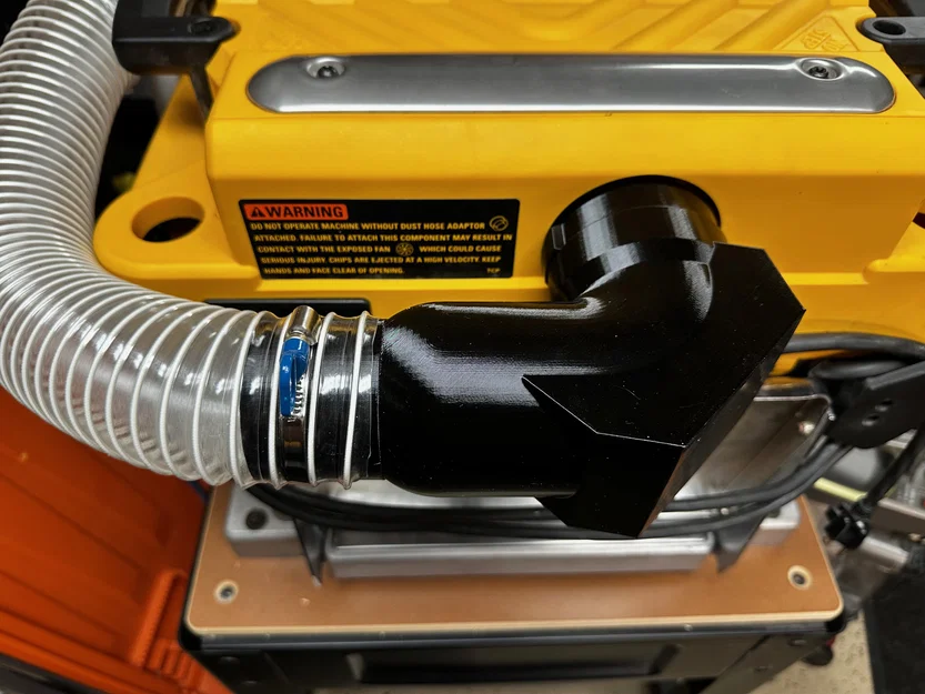 Adapter 90° all-in-one cho DeWalt DW735 sang ống 2.5 inch - Image 1