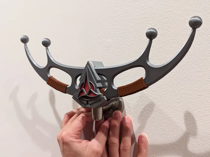 Móc treo khăn đôi Klingon Bat'leth - Image 4
