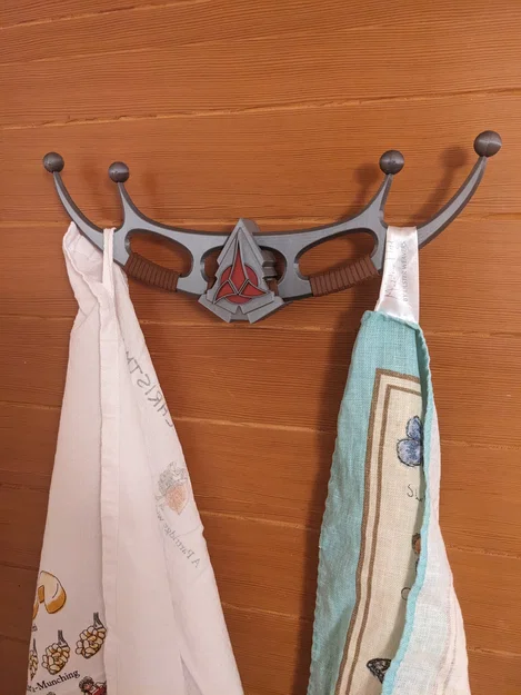 Móc treo khăn đôi Klingon Bat'leth - Image 8