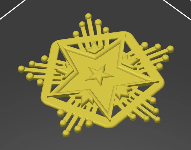 Mô hình 3D huy chương 2024 Service Medal (Counter Strike 2) - Image 2
