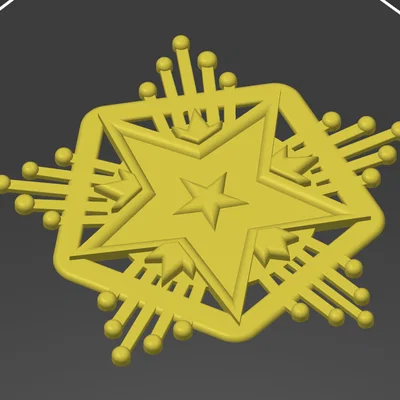 Mô hình 3D huy chương 2024 Service Medal (Counter Strike 2)