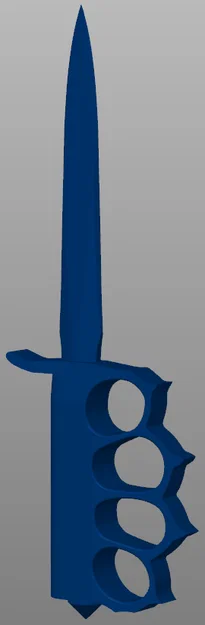 Mô hình dao găm chiến hào Úc thời Thế chiến II - File in 3D - Image 2