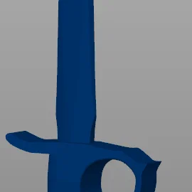 Mô hình dao găm chiến hào Úc thời Thế chiến II - File in 3D