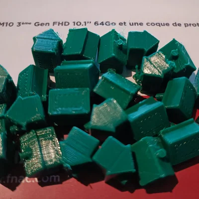 Mô hình ngôi nhà 3D cho trò chơi Monopoly - File in chất lượng