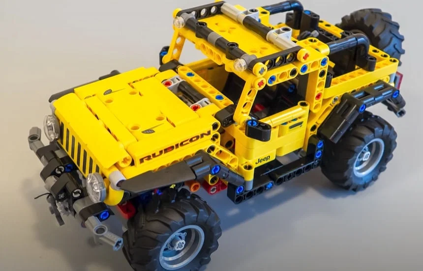 Mô hình xe địa hình Jeep Rubicon (Technic style) cực chất - Image 2