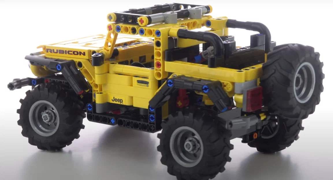 Mô hình xe địa hình Jeep Rubicon (Technic style) cực chất - Image 3
