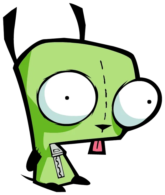 Mô hình 3D nhân vật Gir từ Invader Zim - Sắc nét và chi tiết - Image 1
