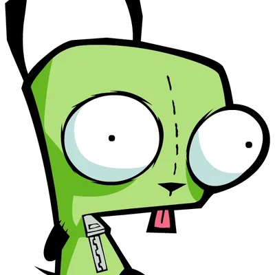 Mô hình 3D nhân vật Gir từ Invader Zim - Sắc nét và chi tiết
