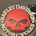 Bảng treo đầu lâu Harley Davidson (Không MMU) - Thumbnail 3