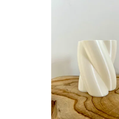 Ống cắm bút xoắn ốc (Twisted Marshmallow) - Trang trí bàn làm việc
