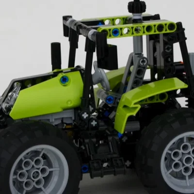 Mô hình máy cày Tractor 9393 lắp ráp - Tự làm tại nhà