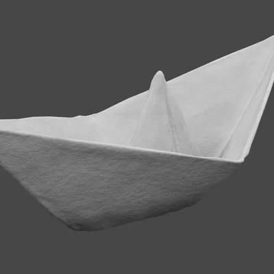 Mô hình thuyền giấy (Paper boat) 3D - Đồ trang trí tinh tế cho bạn