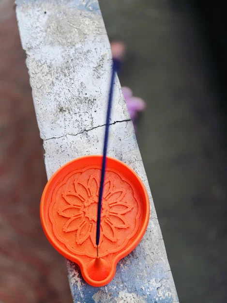 Khay hứng tàn nhang Incense Holder V2 in 3D thiết kế thông minh - Image 1