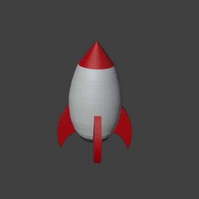 Mô hình tên lửa (Rocket) 3D ấn tượng - File STL chất lượng cao