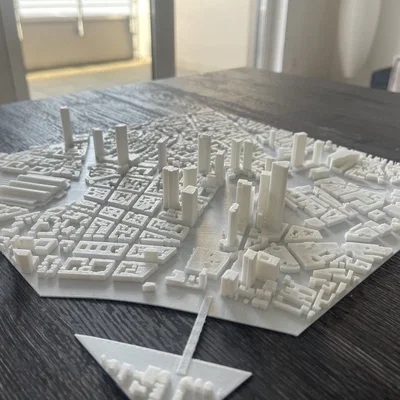 Mô hình thu nhỏ 3D Thành phố Frankfurt