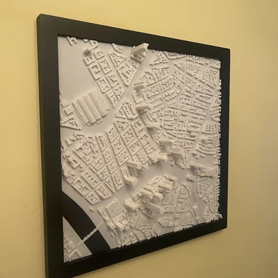 Mô hình thu nhỏ 3D Thành phố Frankfurt