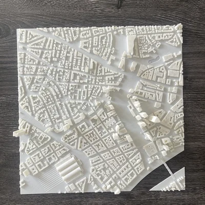 Mô hình thu nhỏ 3D Thành phố Frankfurt