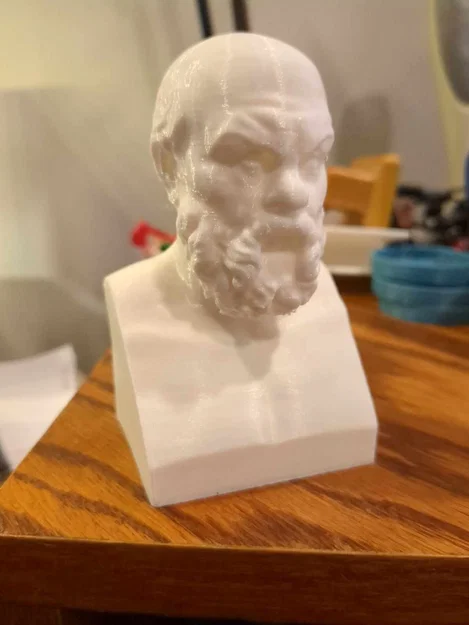 Tượng bán thân Socrates (đế cố định) - Image 1
