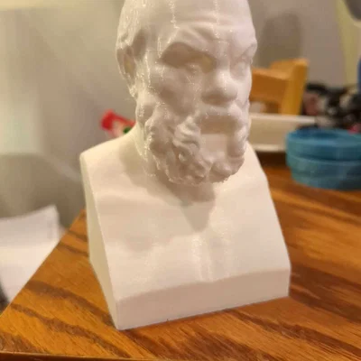 Tượng bán thân Socrates (đế cố định)