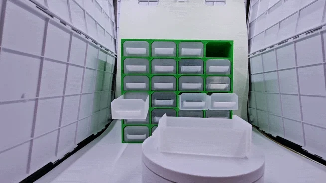 Kệ lưu trữ 24 ngăn kéo (24 drawer storage unit) - Image 3