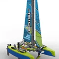 Mô hình thuyền Catamaran 2 trong 1 (lấy cảm hứng từ 42105) cho in 3D - Thumbnail 1