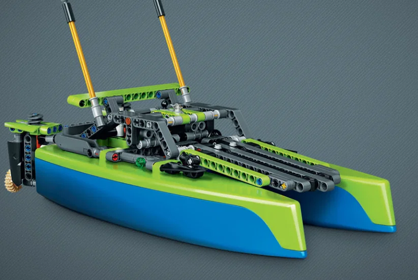 Mô hình thuyền Catamaran 2 trong 1 (lấy cảm hứng từ 42105) cho in 3D - Image 2