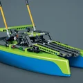 Mô hình thuyền Catamaran 2 trong 1 (lấy cảm hứng từ 42105) cho in 3D - Thumbnail 2