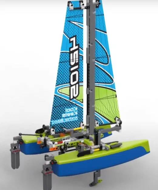 Mô hình thuyền Catamaran 2 trong 1 (lấy cảm hứng từ 42105) cho in 3D - Image 3