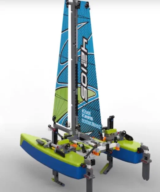 Mô hình thuyền Catamaran 2 trong 1 (lấy cảm hứng từ 42105) cho in 3D - Image 4