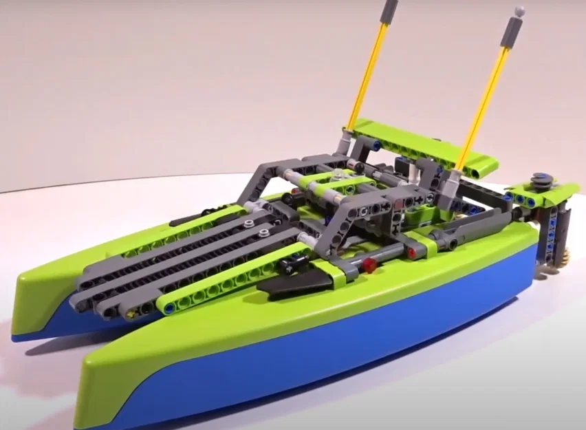 Mô hình thuyền Catamaran 2 trong 1 (lấy cảm hứng từ 42105) cho in 3D - Image 5