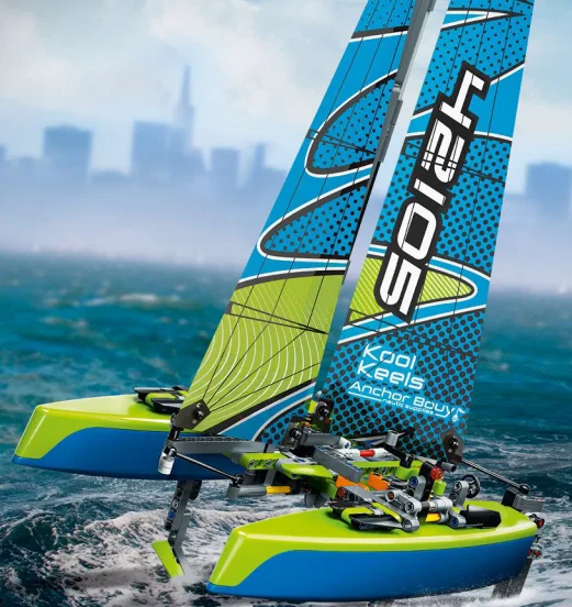 Mô hình thuyền Catamaran 2 trong 1 (lấy cảm hứng từ 42105) cho in 3D - Image 6