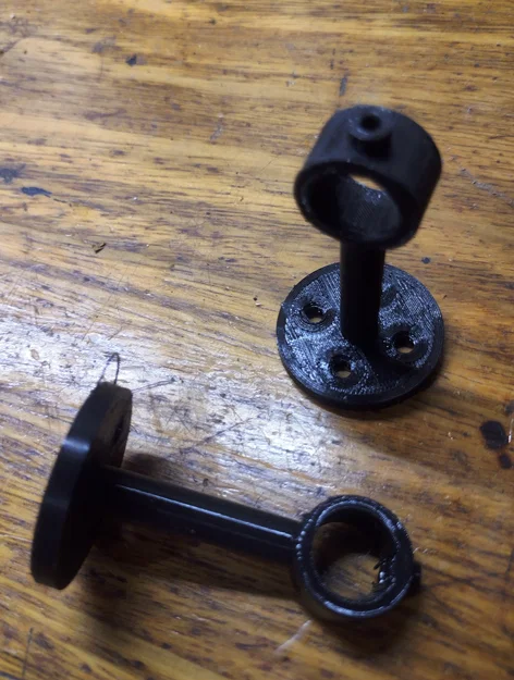 Pat treo thanh rèm 3D - Phụ kiện DIY tiện lợi cho gia đình - Image 1