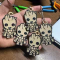 Móc khóa Baby Groot 3D tối giản: File in nhanh, cực đẹp - Thumbnail 1