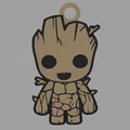 Móc khóa Baby Groot 3D tối giản: File in nhanh, cực đẹp - Thumbnail 2