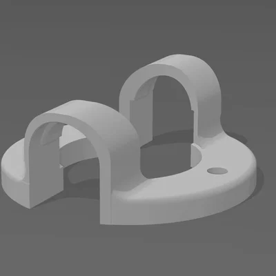 Bracket gắn tường cho van bi 1/4" (1/4" ball valve mounting bracket)