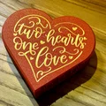Hộp Trái Tim Print-in-Place “Two Hearts One Love” - Thumbnail 6