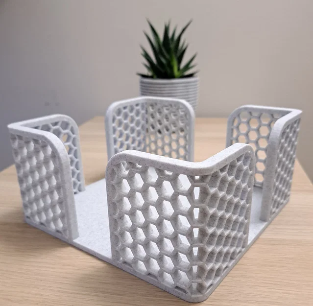 Giá đỡ khăn ăn (Napkin holder) họa tiết lục giác - Image 1